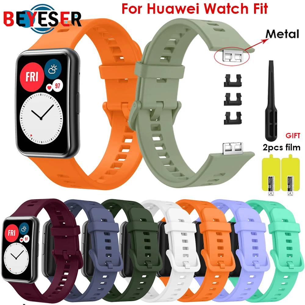 Silicone Strap for Huawei Watch Fit Smart Wristband Bracelet Accessories High Quality Replacement Sport Band Protector Case Film
Silicone Strap for Huawei Watch Fit Smart Wristband Bracelet Accessories High Quality Replacement Sport Band Protector Case Film
