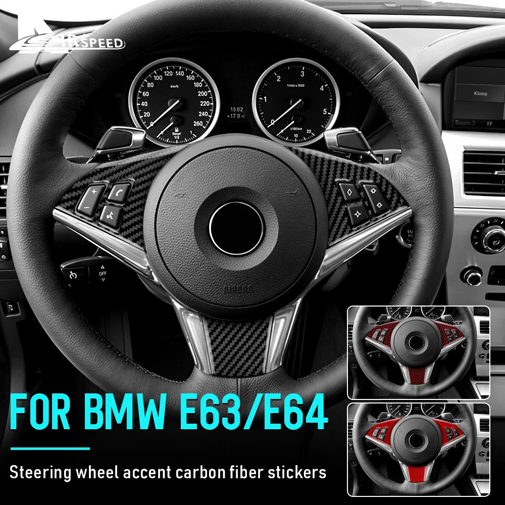 Carbon Fiber Stickers For BMW E63 E64 2004 2005 2006 2007 2008 2009 2010 Steering Wheel Button Switch Frame Car Accessories
Carbon Fiber Stickers For BMW E63 E64 2004 2005 2006 2007 2008 2009 2010 Steering Wheel Button Switch Frame Car Accessories