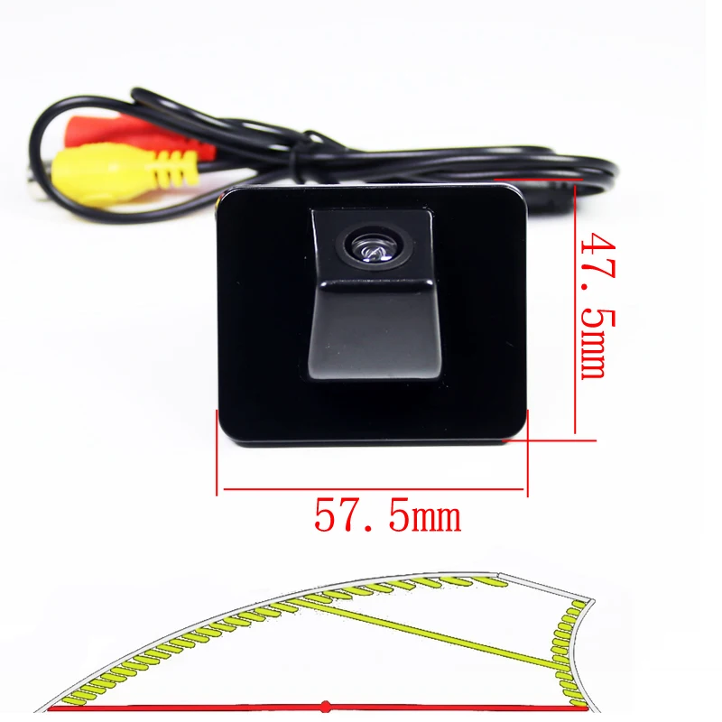 HD Dynamic Trajectory Tracking Car Rear View Reverse Camera For Kia K5 Optima Cerato for Hyundai i40 Sedan Parking Accessories
HD Dynamic Trajectory Tracking Car Rear View Reverse Camera For Kia K5 Optima Cerato for Hyundai i40 Sedan Parking Accessories