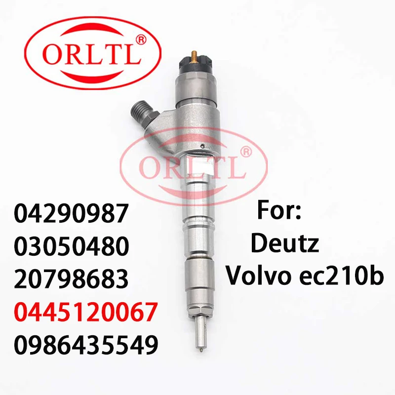For volvo ec210b injector 0445120067 Common Rail Injector 0986435549 diesel injector 04290987 performance car parts 03050480
For volvo ec210b injector 0445120067 Common Rail Injector 0986435549 diesel injector 04290987 performance car parts 03050480