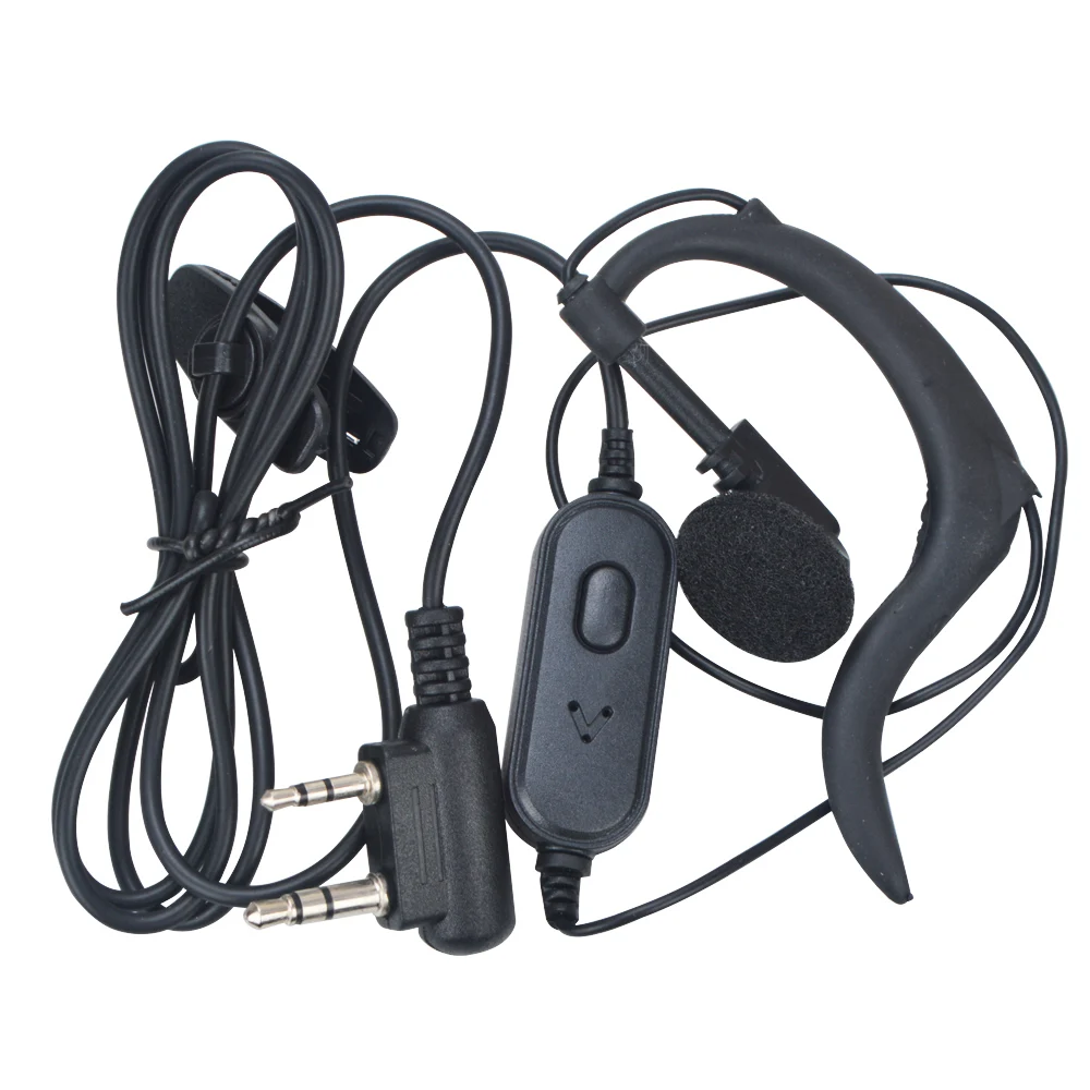 Baofeng Accessories Earpiece G-stype Ear loop with In-line Microphone and PTT Single Wired Earphone for UV-5R BF-888S DM-1702
Baofeng Accessories Earpiece G-stype Ear loop with In-line Microphone and PTT Single Wired Earphone for UV-5R BF-888S DM-1702
