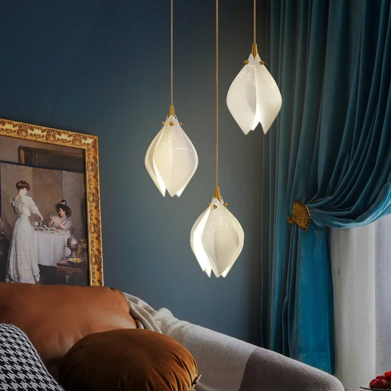 Modern Magnolia Flowers Pendant Light Interior Home Decor Luxury Foyer Stair Pendant Lighting Suspension hanging lamp
Modern Magnolia Flowers Pendant Light Interior Home Decor Luxury Foyer Stair Pendant Lighting Suspension hanging lamp