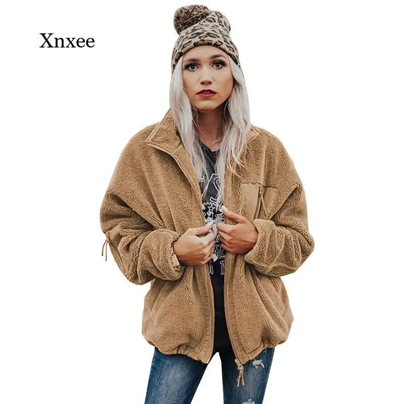Women Zipper Warm Coat Autumn Winter Turtleneck Long Sleeve Plush Loose Fashion Cardigan Coat Fashion Harajuku Thick Outwear
Women Zipper Warm Coat Autumn Winter Turtleneck Long Sleeve Plush Loose Fashion Cardigan Coat Fashion Harajuku Thick Outwear