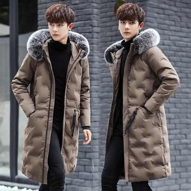 New Parka Winter Jacket Men Clothes Hooded Coat Casual Warm Cotton Coat Jacket Big Fur Collar Loose coat
New Parka Winter Jacket Men Clothes Hooded Coat Casual Warm Cotton Coat Jacket Big Fur Collar Loose coat
