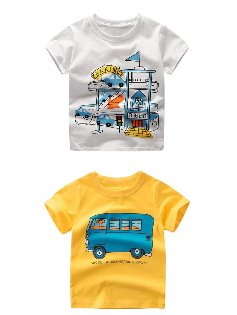 Cartoon Cotton Boys T-Shirt 27 H937d94582a644eb2a9d80e3285b4d0463