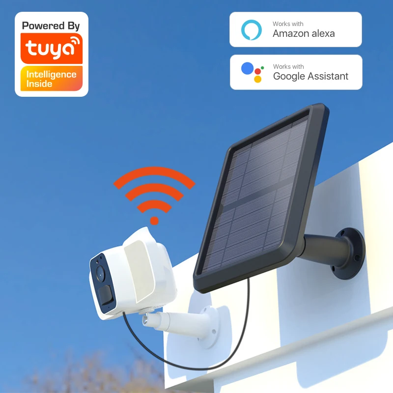 Камера с солнечной батареей Tuya, Wi-Fi, 1080P, водонепроницаемая, перезаряжаемая, 10000 мА ч, поддержка Alexa Google 140LM, Цветной Прожектор, функция ночного видения
Камера с солнечной батареей Tuya, Wi-Fi, 1080P, водонепроницаемая, перезаряжаемая, 10000 мА ч, поддержка Alexa Google 140LM, Цветной Прожектор, функция ночного видения