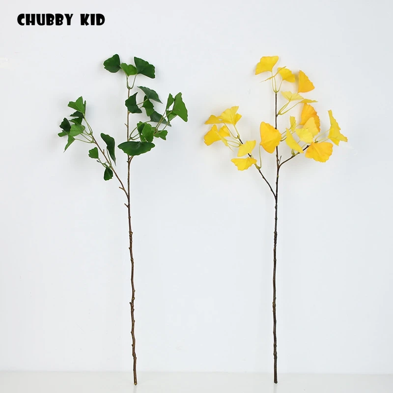 12pcs! wholesale 70cm real touch artificial 3 forks ginkgo leaves fake green plants / leaf Landscape engineering landscaping
12pcs! wholesale 70cm real touch artificial 3 forks ginkgo leaves fake green plants / leaf Landscape engineering landscaping