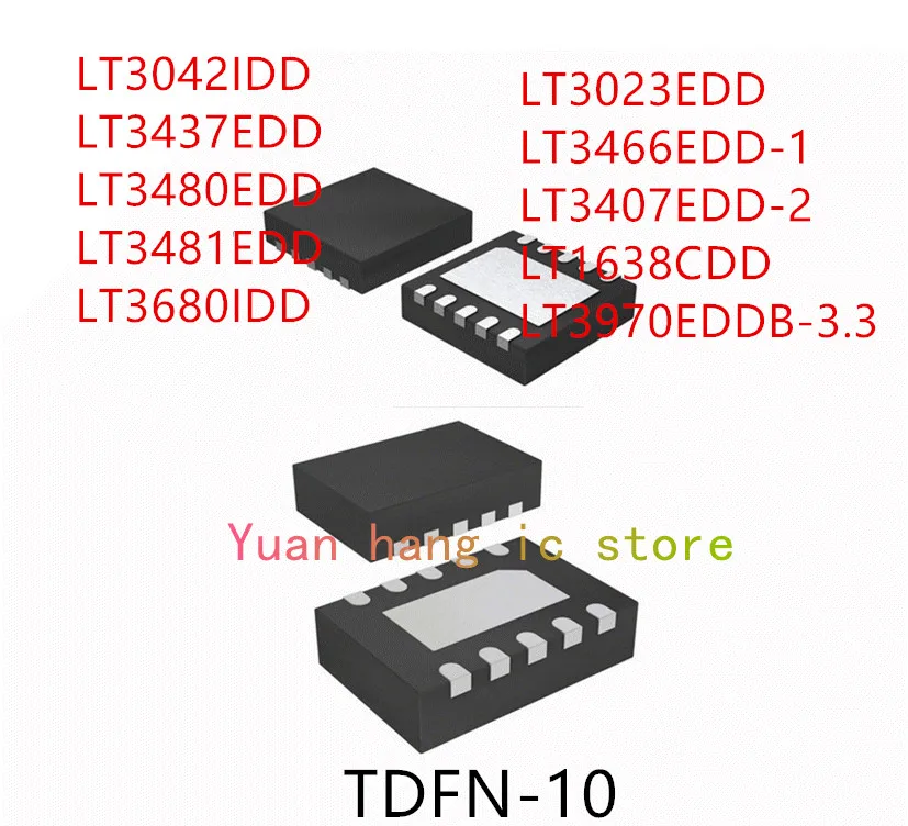10PCS LT3042IDD LT3437EDD LT3480EDD LT3481EDD LT3680IDD LT3023EDD LT3466EDD-1 LT3407EDD-2 LT1638CDD LT3970EDDB-3.3 IC
10PCS LT3042IDD LT3437EDD LT3480EDD LT3481EDD LT3680IDD LT3023EDD LT3466EDD-1 LT3407EDD-2 LT1638CDD LT3970EDDB-3.3 IC