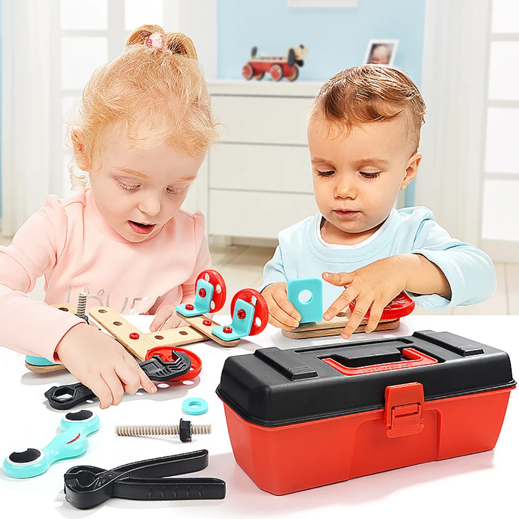 Funny DIY Children Pretend Role Play Combination Disassembly Screw Nut Repair Tool Box Assembly Classic Kid Educational Boys Toy
Funny DIY Children Pretend Role Play Combination Disassembly Screw Nut Repair Tool Box Assembly Classic Kid Educational Boys Toy