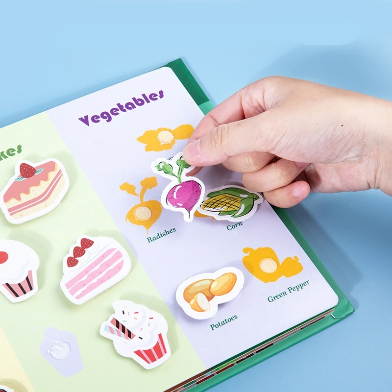 Children Montessori Quiet Book Baby Busy Board Early Learning DIY Hand Toys Card Matching Puzzle Game Fruit occupation
Children Montessori Quiet Book Baby Busy Board Early Learning DIY Hand Toys Card Matching Puzzle Game Fruit occupation