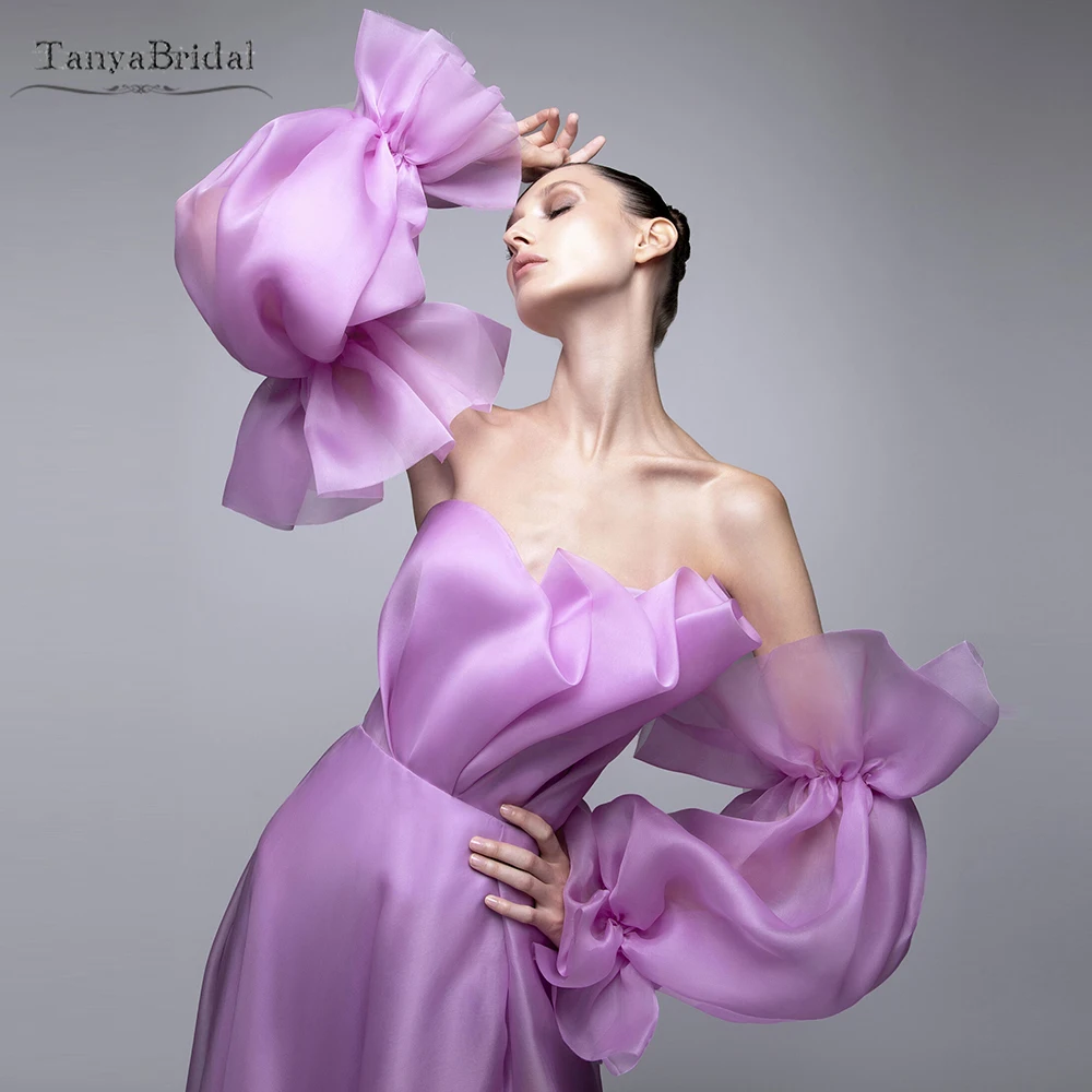 Purple Organza Satin Sleeves Lantern Fashion Evening Party Removeable Sleeves DG047
Purple Organza Satin Sleeves Lantern Fashion Evening Party Removeable Sleeves DG047
