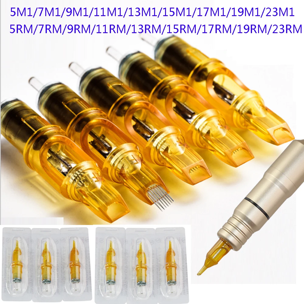 20PCS RM M1 Tattoo Cartridge Needle Professional Disposable Semi-Permanent Eyebrow Lip Makeup NeedlesTattoo Machine Pen Needles
20PCS RM M1 Tattoo Cartridge Needle Professional Disposable Semi-Permanent Eyebrow Lip Makeup NeedlesTattoo Machine Pen Needles