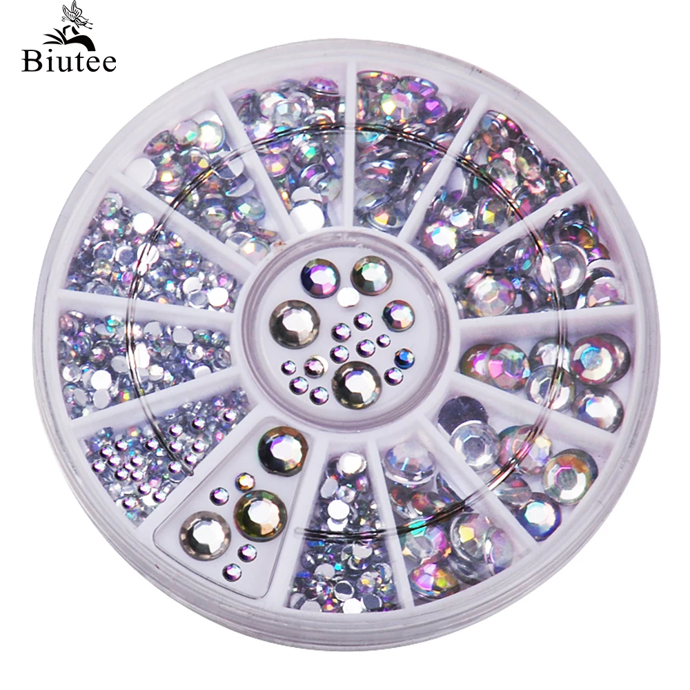 Biutee Nail Decoration Rhinestone 5 Sizes Silver Multicolor Acrylic Nail Art Decoration Glitter Nail Rhinestones Nail Tools
Biutee Nail Decoration Rhinestone 5 Sizes Silver Multicolor Acrylic Nail Art Decoration Glitter Nail Rhinestones Nail Tools