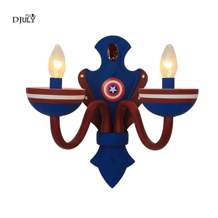 American captain cartoon kids wall lamp retro design children bedroom bedside lamps hallway staris led sconces light fixtures
American captain cartoon kids wall lamp retro design children bedroom bedside lamps hallway staris led sconces light fixtures