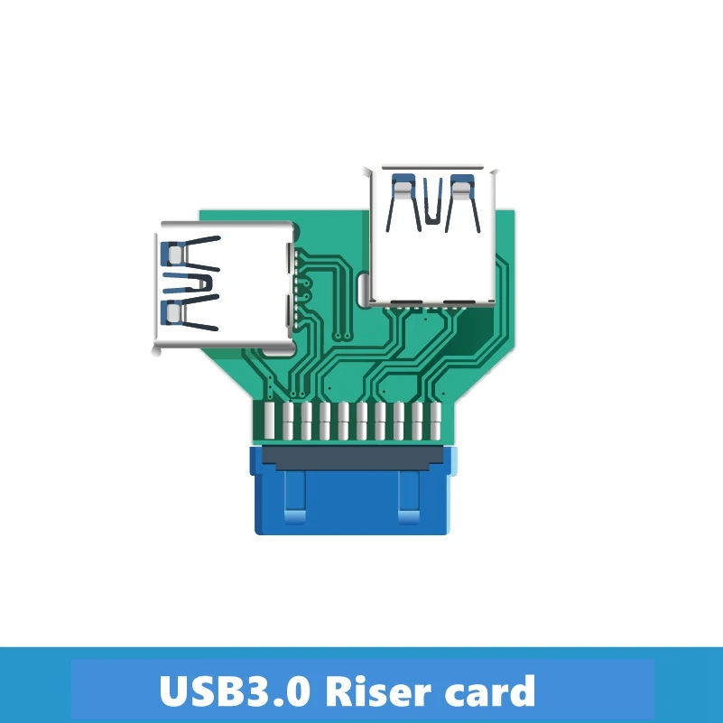 Motherboard 19-Pin USB3.0 Adapter Card 19Pin Adapter Card NAS BUilt-in Boot U Disk Adapter Card
Motherboard 19-Pin USB3.0 Adapter Card 19Pin Adapter Card NAS BUilt-in Boot U Disk Adapter Card