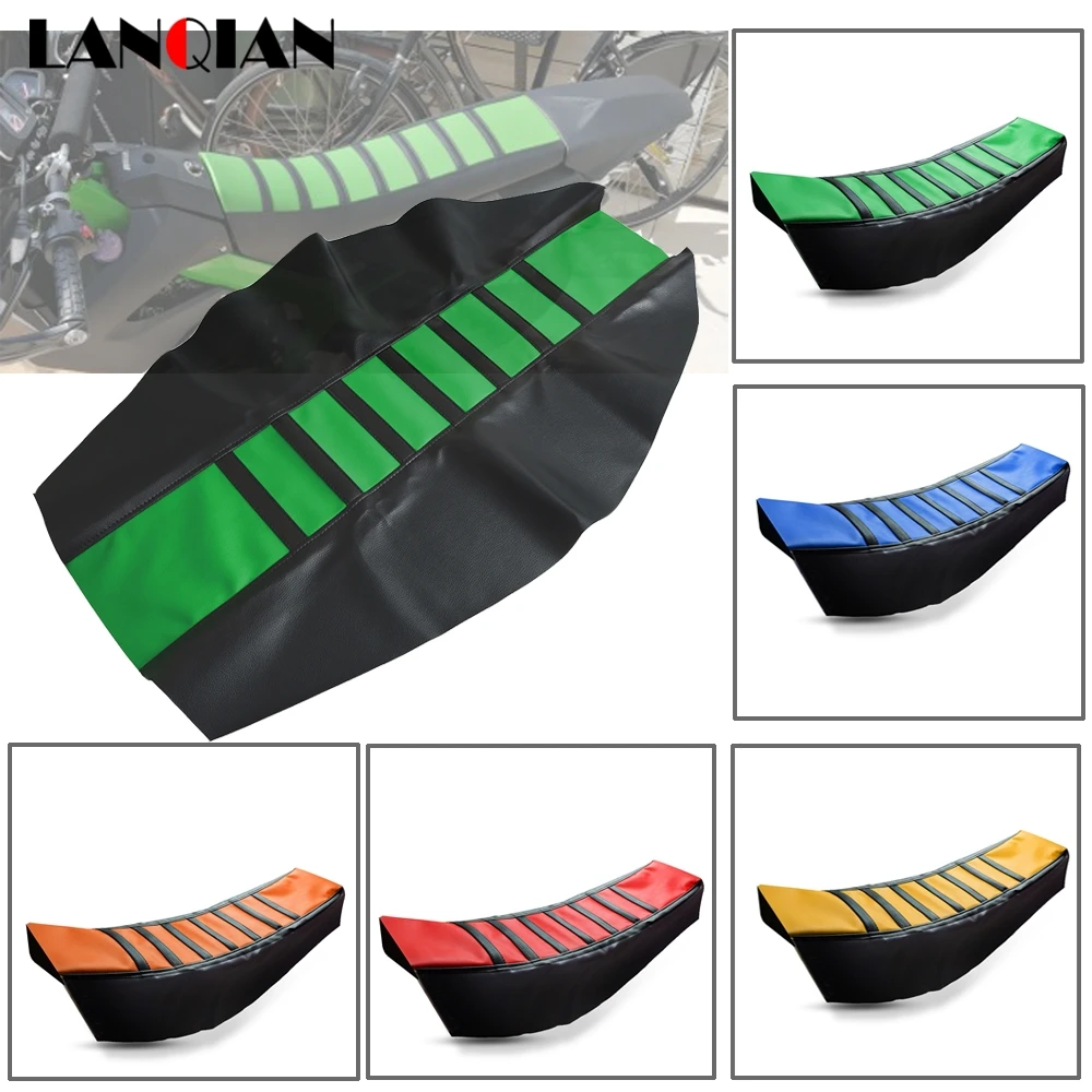 Motorcycle SeatCover dirtbike Rubber StripedSoft seat cover For Kawasaki KX KLX KDX 65 85 100 125 150 250 450 F R S SR D TRACKER
Motorcycle SeatCover dirtbike Rubber StripedSoft seat cover For Kawasaki KX KLX KDX 65 85 100 125 150 250 450 F R S SR D TRACKER