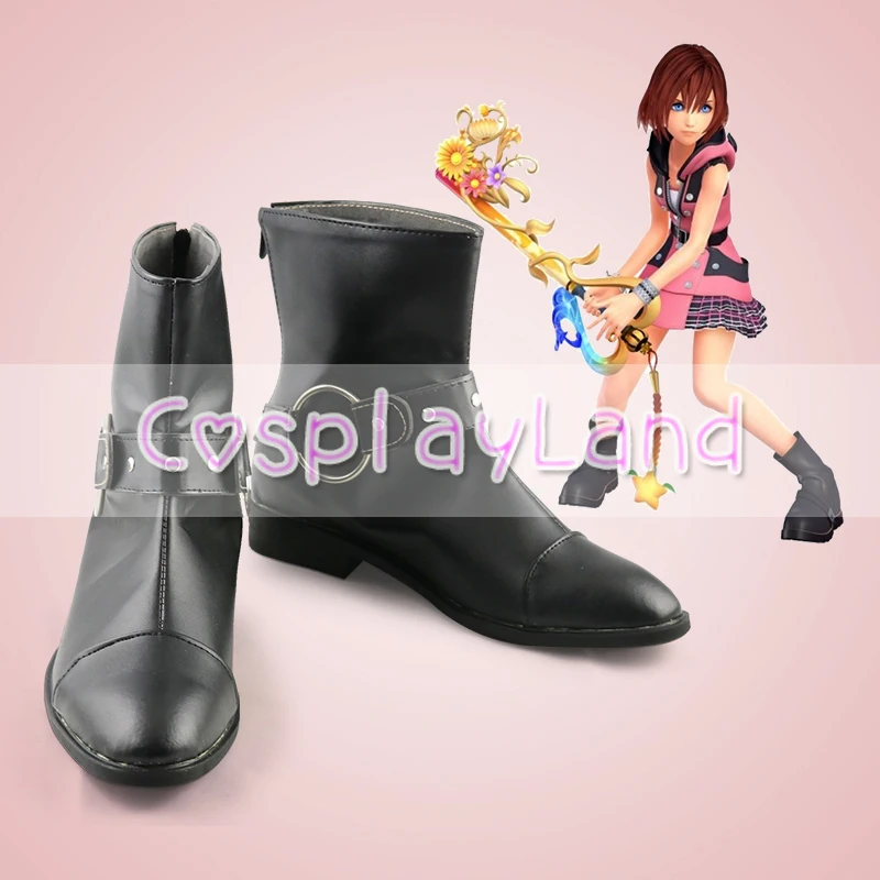Женские ботинки для косплея Kingdom Hearts III Kairi, черные ботинки для костюмированной вечевечерние на Хэллоуин
Женские ботинки для косплея Kingdom Hearts III Kairi, черные ботинки для костюмированной вечевечерние на Хэллоуин