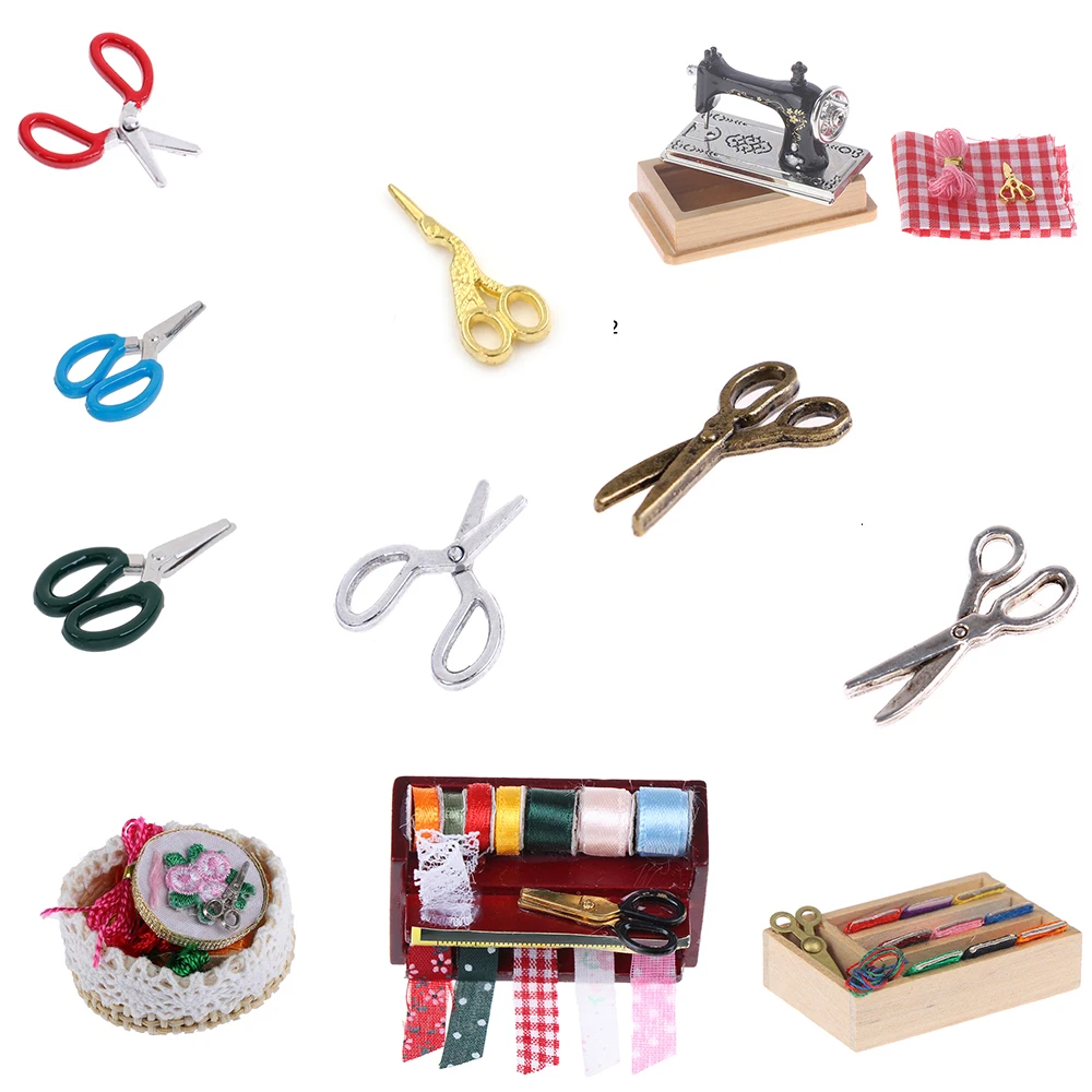 1:12 Dollhouse Miniature Accessories Simulation Crafts Toys Metal Sewing Scissors Sewing Machine Furniture Toy
1:12 Dollhouse Miniature Accessories Simulation Crafts Toys Metal Sewing Scissors Sewing Machine Furniture Toy
