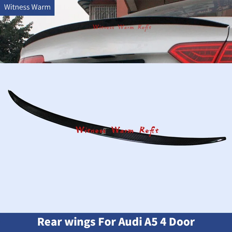 for Audi A5 S5 Style 4door 2009 2010 2011 2012 2013 2014 2015 2016 Carbon Fiber Frp Car Rear Trunk Lip Wing Spoiler
for Audi A5 S5 Style 4door 2009 2010 2011 2012 2013 2014 2015 2016 Carbon Fiber Frp Car Rear Trunk Lip Wing Spoiler