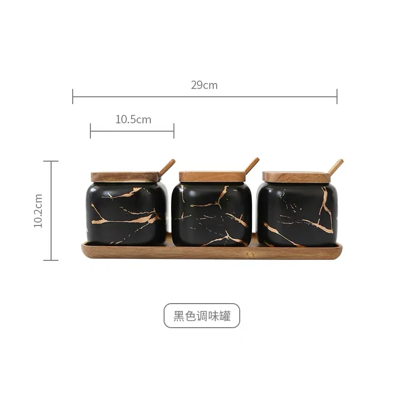 Light Luxury Matte Marbling Ceramic Seasoning Jar Seasoning Bottle Kitchen Accessories Seasoning Sub-Tank Set
Light Luxury Matte Marbling Ceramic Seasoning Jar Seasoning Bottle Kitchen Accessories Seasoning Sub-Tank Set
