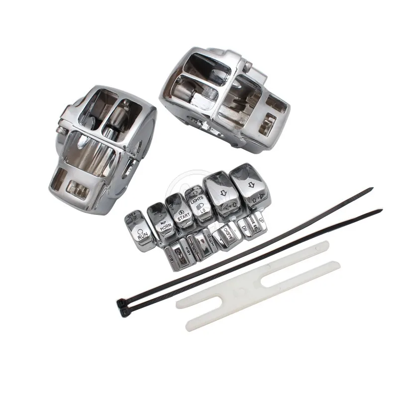 Chrome Motorcycle 10pcs Caps + Switch Housing Cover for Harley 883 XL1200 Road for King/Electra Glide Electra Glide Road Glide
Chrome Motorcycle 10pcs Caps + Switch Housing Cover for Harley 883 XL1200 Road for King/Electra Glide Electra Glide Road Glide