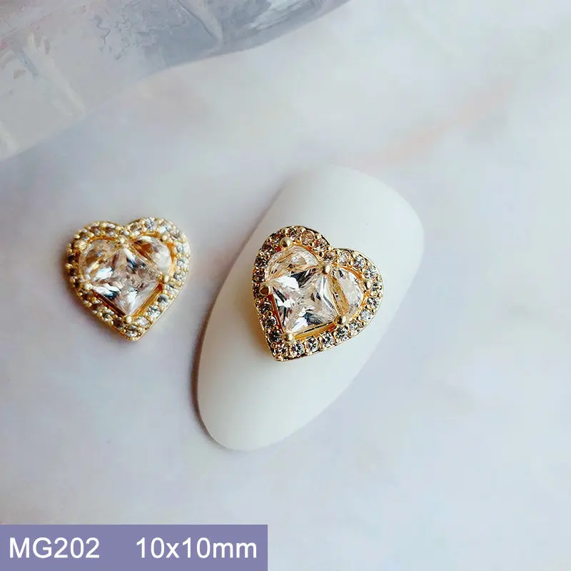10pcs/lot MG202 Love Heart Alloy Zircon Nail Art Crystals Jewelry Gems Rhinestone Nails Accessories Supplies Decorations Charms
10pcs/lot MG202 Love Heart Alloy Zircon Nail Art Crystals Jewelry Gems Rhinestone Nails Accessories Supplies Decorations Charms