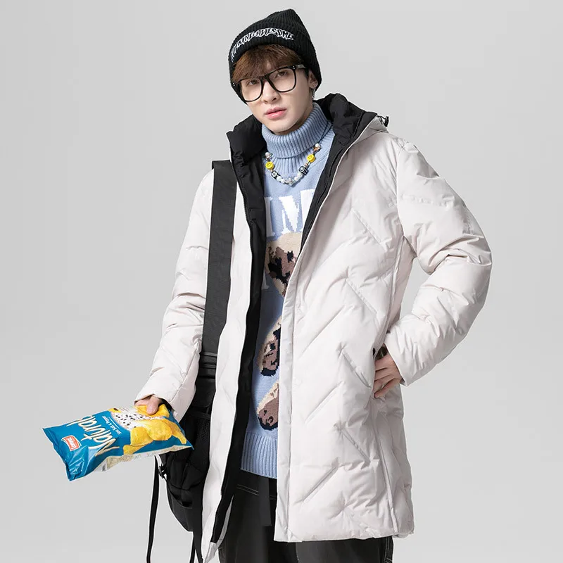 Mens Clothing Winter New Long Down Jacket Trendy Fashionable White Duck Down Coat
Mens Clothing Winter New Long Down Jacket Trendy Fashionable White Duck Down Coat