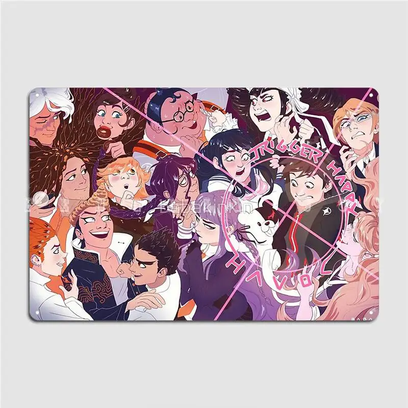 Плакат с изображением счастливого Хаоса Dangan Ronpa, металлический плакат для клуба, дома, гостиной, живопись, Декор, оловянный плакат
Плакат с изображением счастливого Хаоса Dangan Ronpa, металлический плакат для клуба, дома, гостиной, живопись, Декор, оловянный плакат