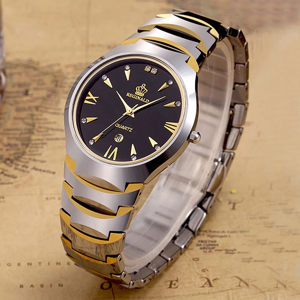 Top Luxury Brand Reginald Watch Tungsten Steel Watches Men Luxury Waterproof Quartz Wristwatch Mens Watches horloges mannen
Top Luxury Brand Reginald Watch Tungsten Steel Watches Men Luxury Waterproof Quartz Wristwatch Mens Watches horloges mannen