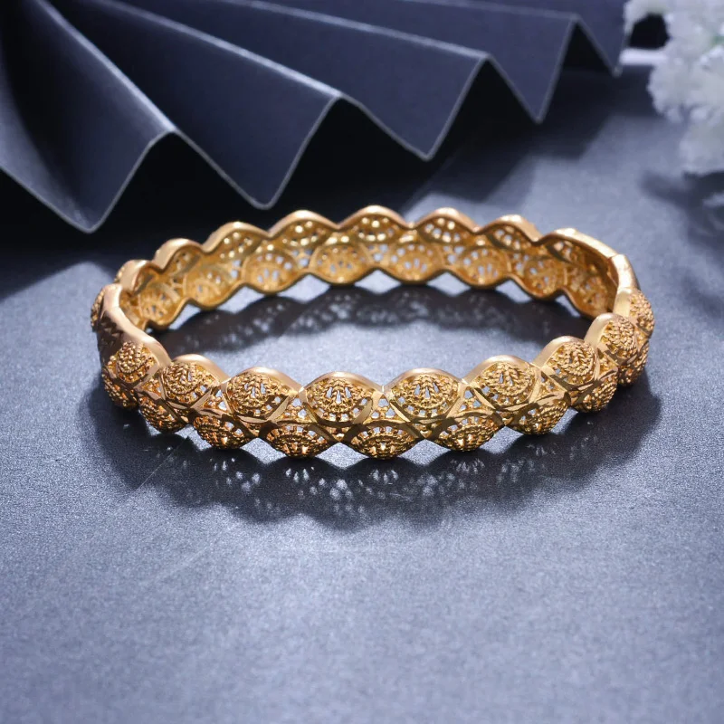 Wando 24K 1pcs India Gold Color Bangles for Women Wedding Bride Bracelets Gold Jewelry Halloween African Bride Gifts
Wando 24K 1pcs India Gold Color Bangles for Women Wedding Bride Bracelets Gold Jewelry Halloween African Bride Gifts