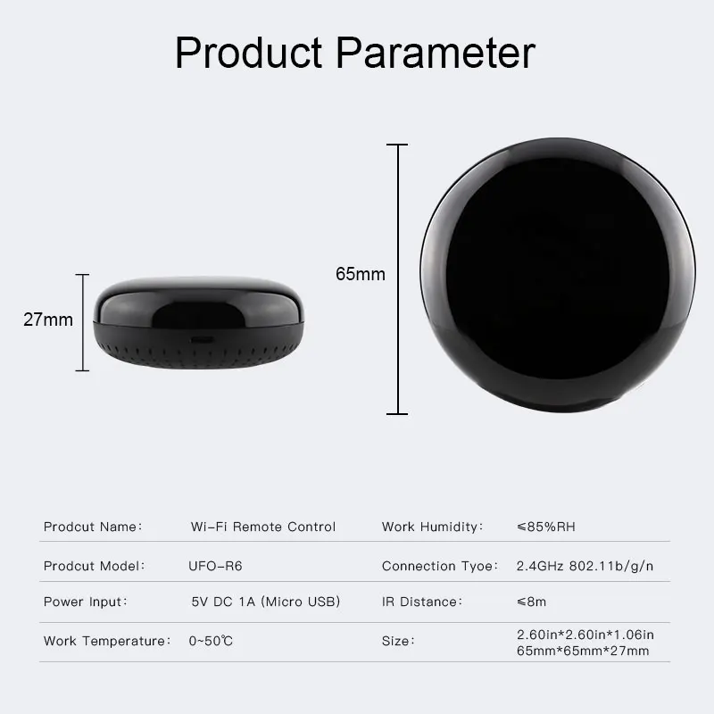 Alexa Google Home Smart IR Remote Control Infrared Universal Smart Life Tuya Control One for All TV DVD AUD Voice Control
Alexa Google Home Smart IR Remote Control Infrared Universal Smart Life Tuya Control One for All TV DVD AUD Voice Control