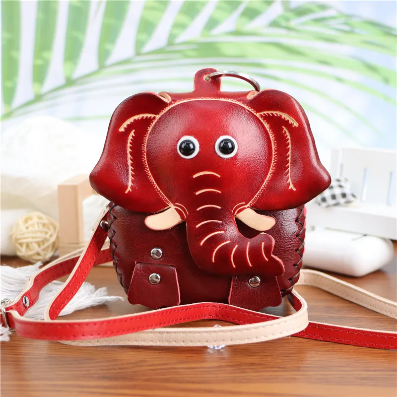 Vegetable Tanned Cowhide Creative Cartoon Baby Elephant Coin Purse Car Key Bag Children Messenger Bag Gift
Vegetable Tanned Cowhide Creative Cartoon Baby Elephant Coin Purse Car Key Bag Children Messenger Bag Gift