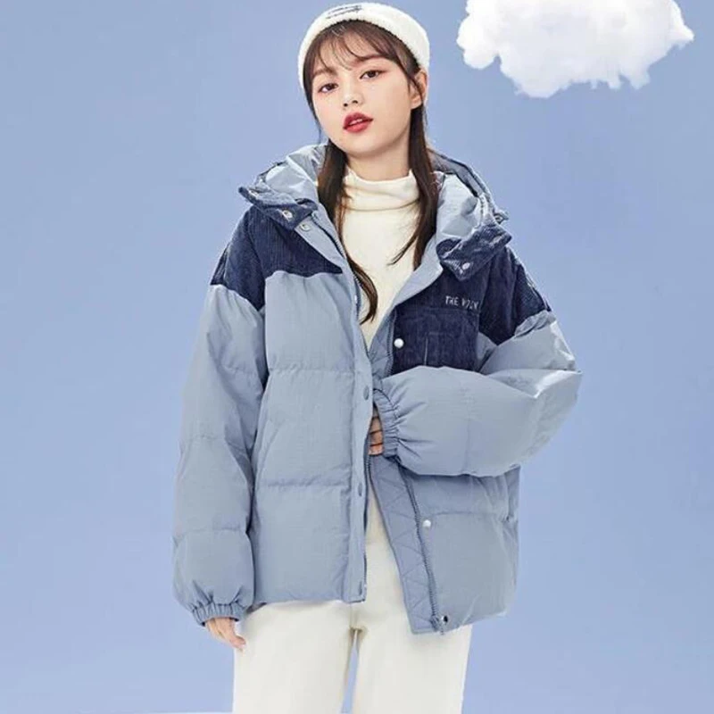 Winter Pop Cotton Corduroy Jacket Women Harajuku Loose Cotton Hooded Thick Parka Women Winter Women Cotton Jacket Padded Coat
Winter Pop Cotton Corduroy Jacket Women Harajuku Loose Cotton Hooded Thick Parka Women Winter Women Cotton Jacket Padded Coat
