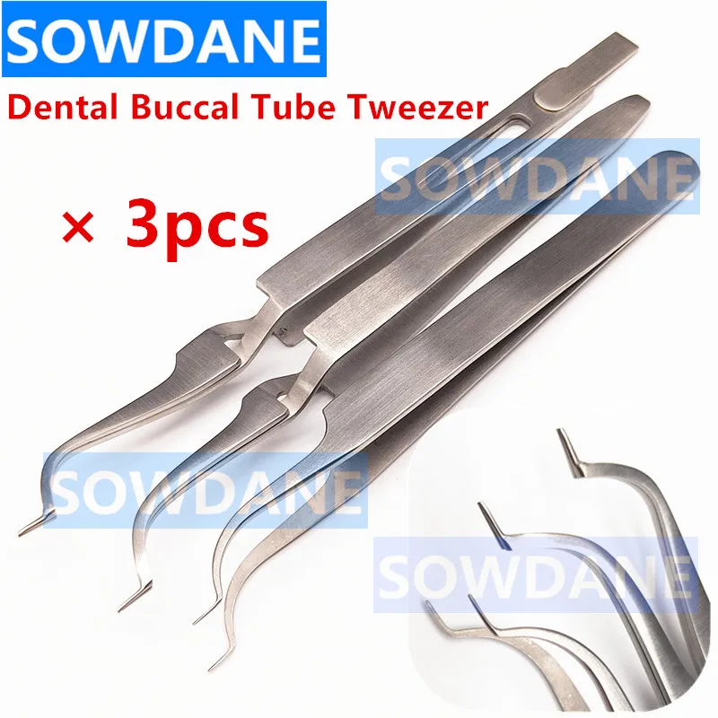 3pcs Dental Orthodontic Posterior Buccal Tube Bonding Tweezer Holder Placer Stainless Steel Orthodontic Tool
3pcs Dental Orthodontic Posterior Buccal Tube Bonding Tweezer Holder Placer Stainless Steel Orthodontic Tool