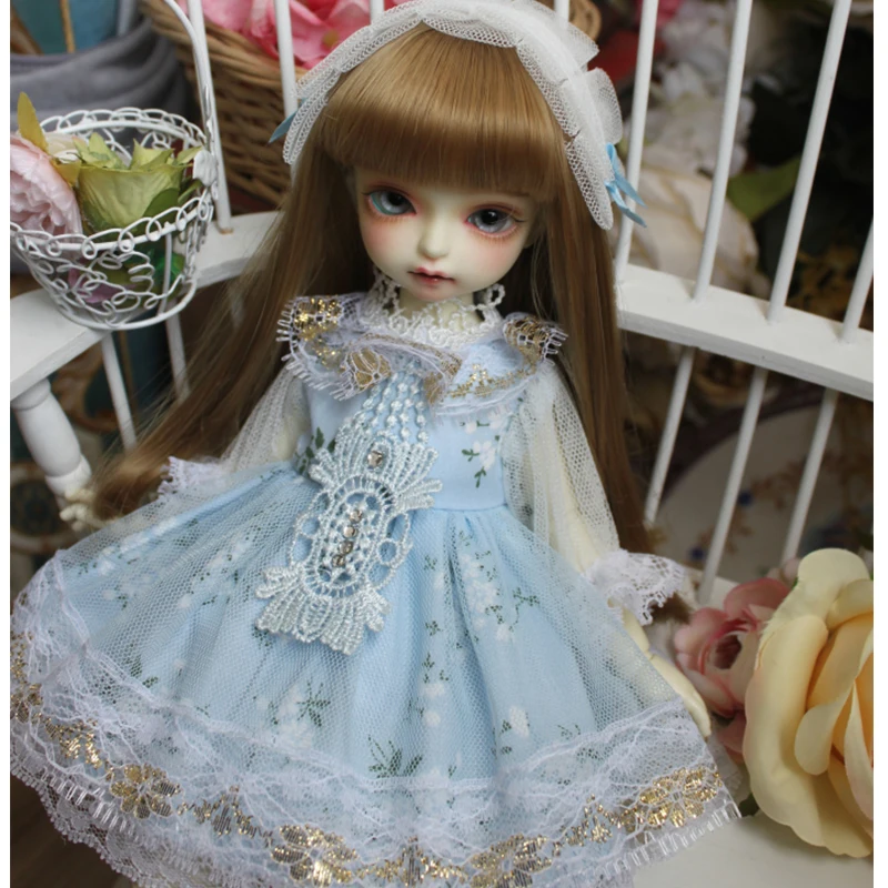 Doll dress sky blue color doll dress + hair band for 1/3 1/4 1/6 BJD SD DD 1/6 Blyth doll dress doll accessories
Doll dress sky blue color doll dress + hair band for 1/3 1/4 1/6 BJD SD DD 1/6 Blyth doll dress doll accessories