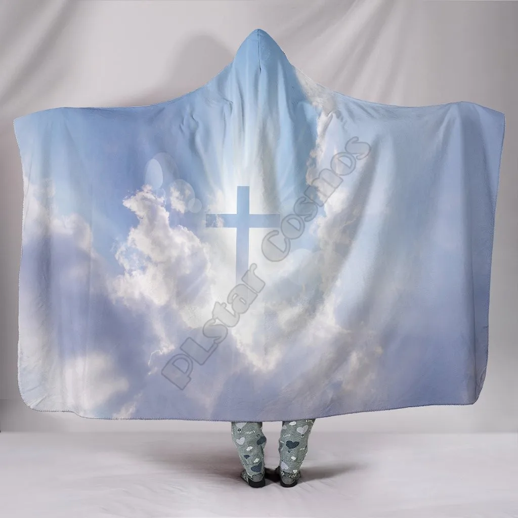 Ligh Blue Cross in Clouds 3D Printed Wearable Blanket Adults For Kids Various Types Hooded Blanket Fleece blanket
Ligh Blue Cross in Clouds 3D Printed Wearable Blanket Adults For Kids Various Types Hooded Blanket Fleece blanket