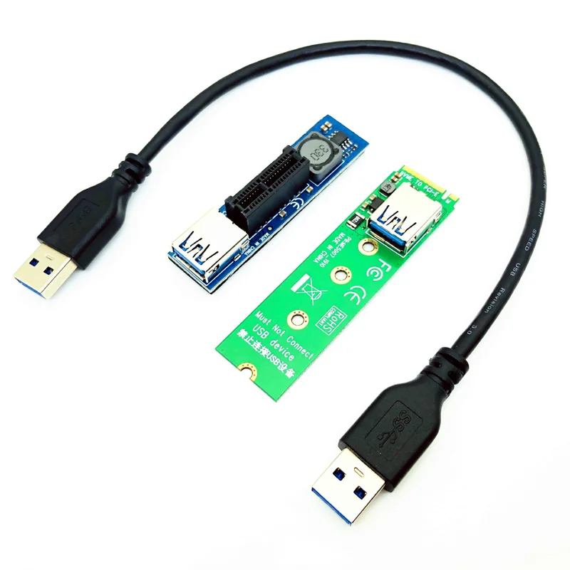 PCIE Riser M-Key NVME M.2 to PCI Express X1 Connector Riser Convert Card Extender Adapter 30CM USB Extension Cable PCIE Extender
PCIE Riser M-Key NVME M.2 to PCI Express X1 Connector Riser Convert Card Extender Adapter 30CM USB Extension Cable PCIE Extender