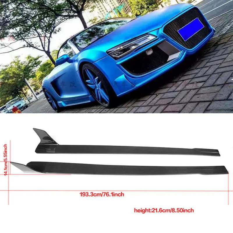 Для Audi R8 2008-2015 углеродное волокно боковые юбки для наращивания комплект для защиты тела 2 шт
Для Audi R8 2008-2015 углеродное волокно боковые юбки для наращивания комплект для защиты тела 2 шт