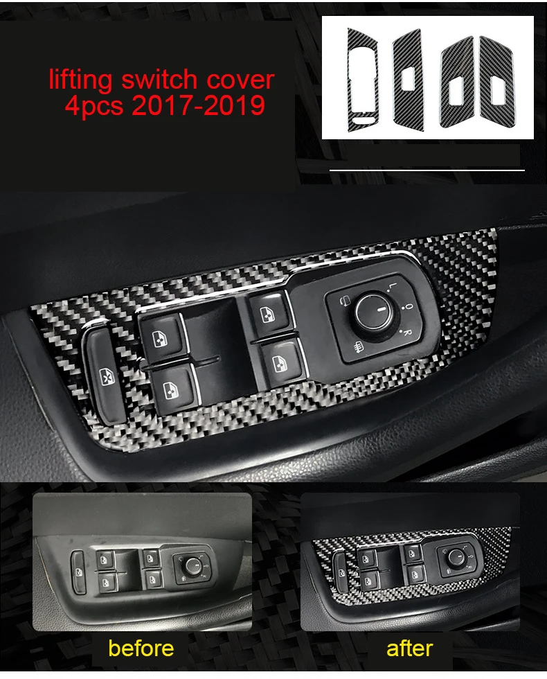 Lifting Switch Cover For Volkswagen Magotan Carbon Fiber Glass 2019 4pcs Car Interior 2017-
Lifting Switch Cover For Volkswagen Magotan Carbon Fiber Glass 2019 4pcs Car Interior 2017-