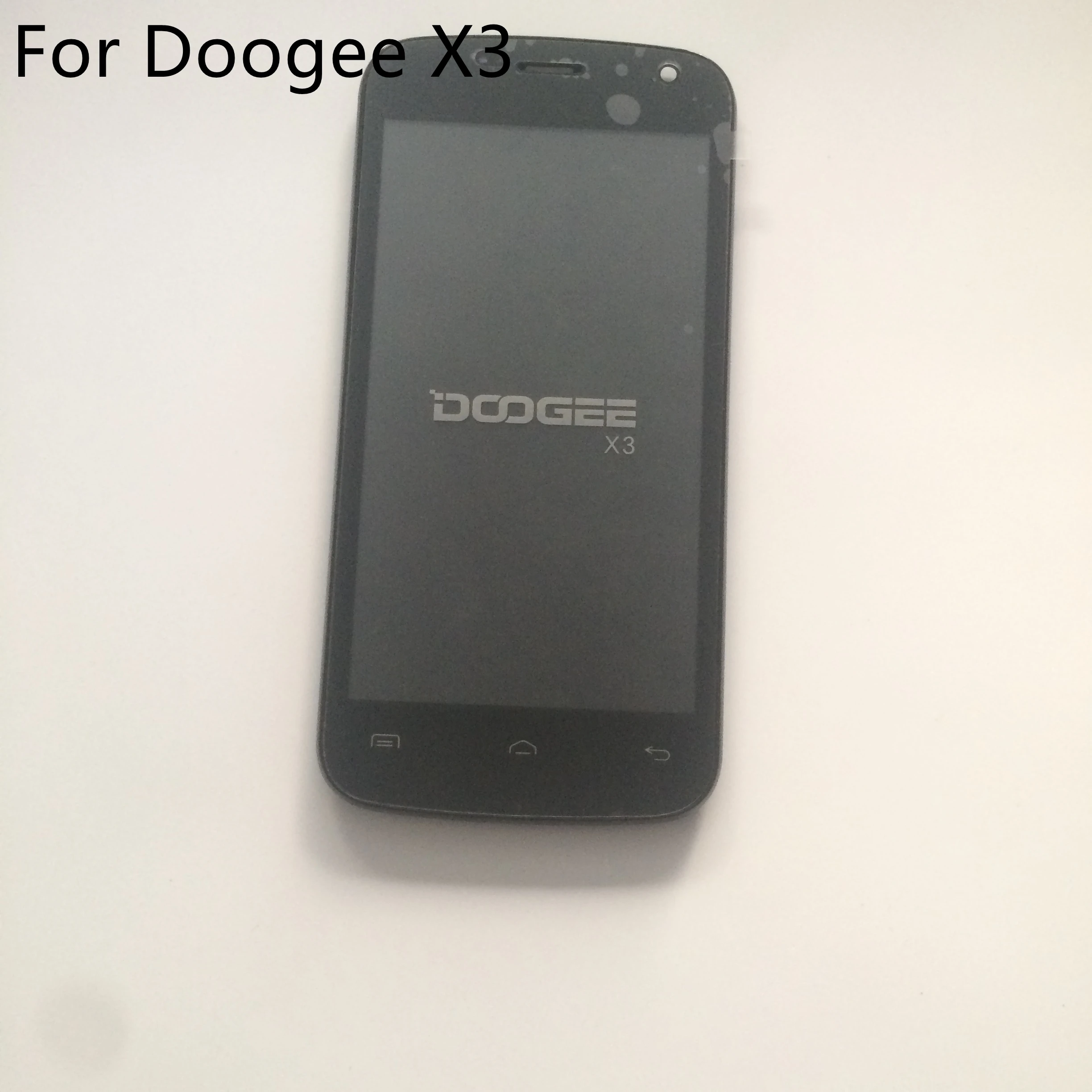 ЖК-экран + сенсорный экран + рамка для DOOGEE X3 MT6580 Quad Core 4,5 дюймов 854x480 Бесплатная доставка
ЖК-экран + сенсорный экран + рамка для DOOGEE X3 MT6580 Quad Core 4,5 дюймов 854x480 Бесплатная доставка
