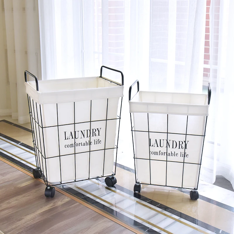 Laundry basket wrought iron Large hamper Dirty clothes storage basket Portable home toys clothing storage organizers mx9201411
Laundry basket wrought iron Large hamper Dirty clothes storage basket Portable home toys clothing storage organizers mx9201411
