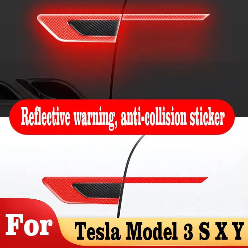 Car Reflective Safety Warning Strip Tape For Tesla Model 3 S X Y Car Door Bumper Reflective Strips Secure 3D Side Label Stickers
Car Reflective Safety Warning Strip Tape For Tesla Model 3 S X Y Car Door Bumper Reflective Strips Secure 3D Side Label Stickers