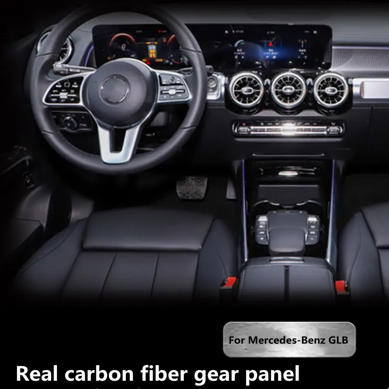 For Mercedes-Benz GLB200/180 central control real carbon fiber gear panel 20 years style interior upgrade supplies modification
For Mercedes-Benz GLB200/180 central control real carbon fiber gear panel 20 years style interior upgrade supplies modification