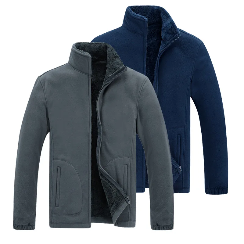 XL-7XL Size Winter Fleece Men's Jacket Lining Long Plush Outdoor Coats Trekking Outing Camping Thicken Warm Softshell Jacket Men
XL-7XL Size Winter Fleece Men's Jacket Lining Long Plush Outdoor Coats Trekking Outing Camping Thicken Warm Softshell Jacket Men