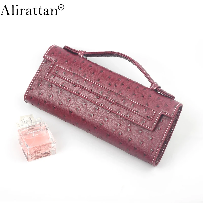 Women's Bag 2025 New Ostrich Pattern High Quality Leather Long Clutch Handbag Women's Luxury Brand Fashion Party Handbag
Women's Bag 2025 New Ostrich Pattern High Quality Leather Long Clutch Handbag Women's Luxury Brand Fashion Party Handbag