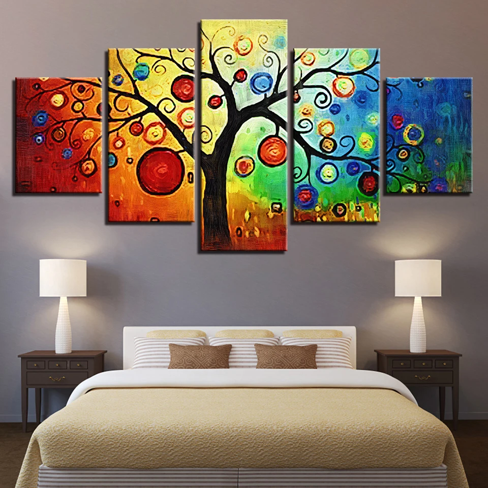 5 Pcs KIT Fashion Wall Art Canvas Painting 5 Pieces Color Leaf Trees Paintings Cartoon Posters Painting Modern Home Decoration
5 Pcs KIT Fashion Wall Art Canvas Painting 5 Pieces Color Leaf Trees Paintings Cartoon Posters Painting Modern Home Decoration