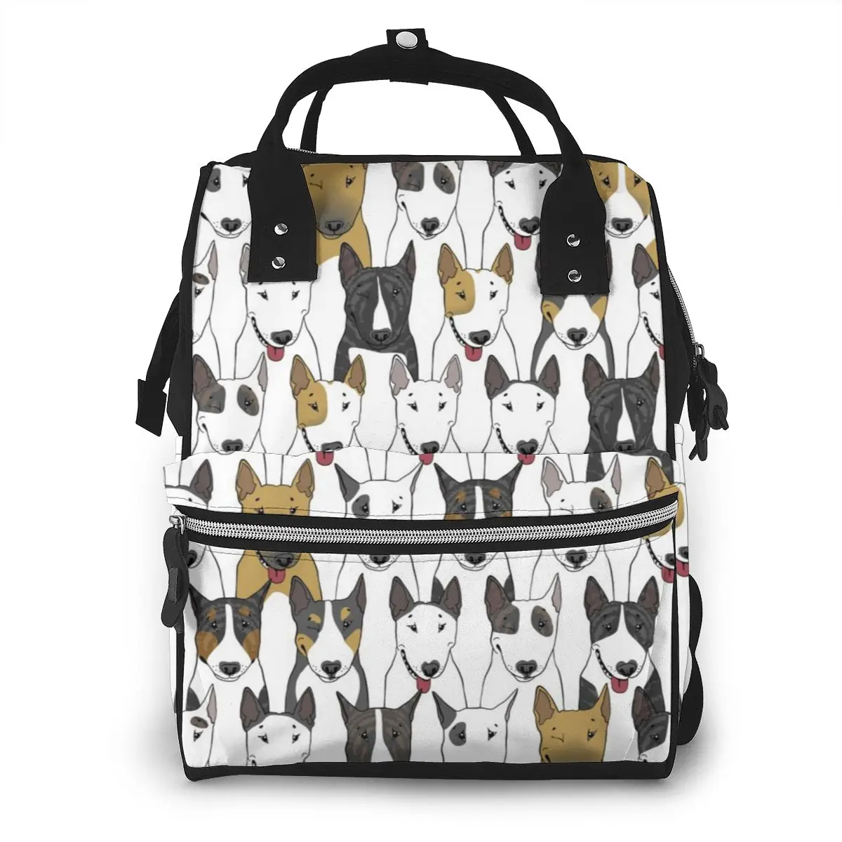 Fashion Mummy Maternity Nappy Bag Bull Terrier Print Large Capacity Baby Diaper Bag Travel Backpack Designer Nursing Baby Care
Fashion Mummy Maternity Nappy Bag Bull Terrier Print Large Capacity Baby Diaper Bag Travel Backpack Designer Nursing Baby Care