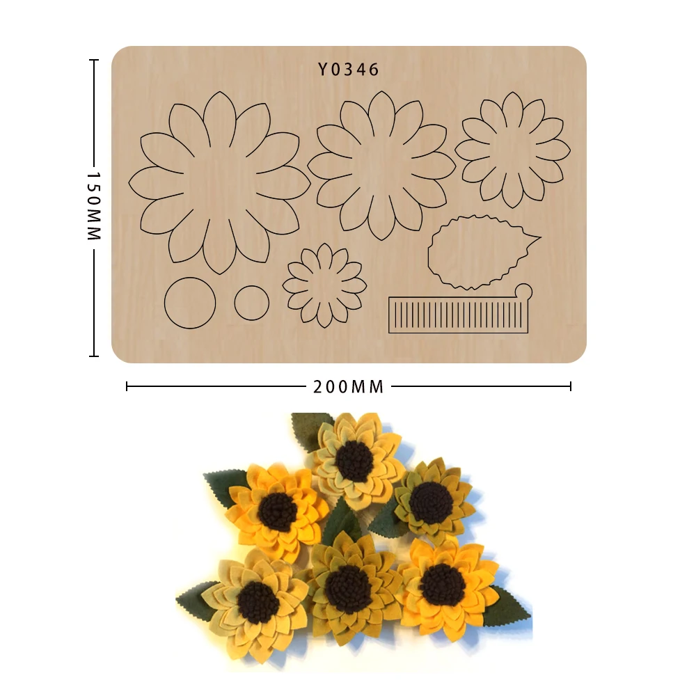 Flower Wooden Die Cuts, DIY Leather Craft Tools, Decorative Stencils for Sizzler Big Shot Machine
Flower Wooden Die Cuts, DIY Leather Craft Tools, Decorative Stencils for Sizzler Big Shot Machine