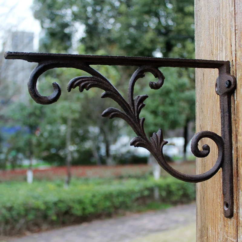 Cast Iron Craftwork Table Top Triangle Support Frame Bracket Shelf Rack Home Garden Furniture Decoration
Cast Iron Craftwork Table Top Triangle Support Frame Bracket Shelf Rack Home Garden Furniture Decoration