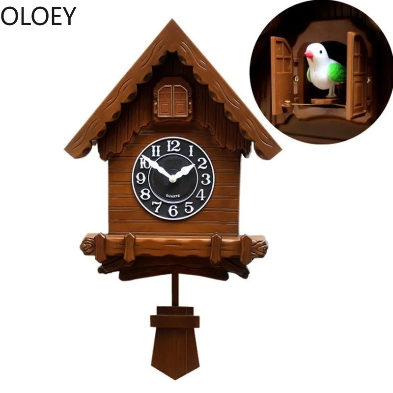 Modern Creative Cuckoo 3D Wall Clock Living Room Children's Bedroom Cartoon Shabby Chic Clocks Wall Home Decor Pendulum Clock
Modern Creative Cuckoo 3D Wall Clock Living Room Children's Bedroom Cartoon Shabby Chic Clocks Wall Home Decor Pendulum Clock